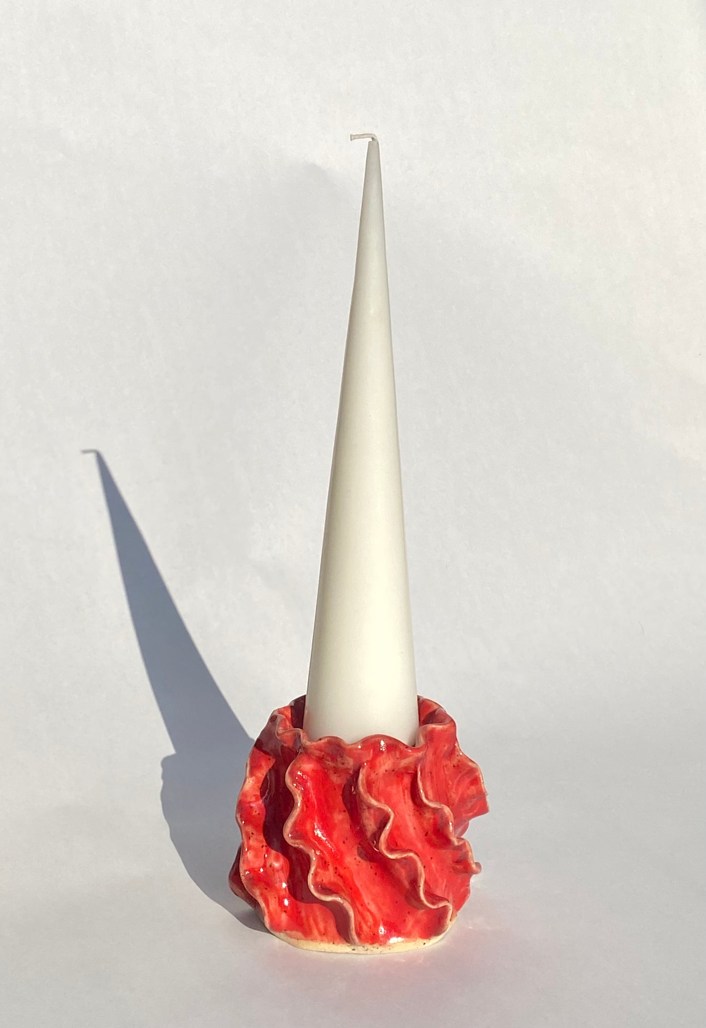 Phalsiii Ceramics Wavy Candle Holders