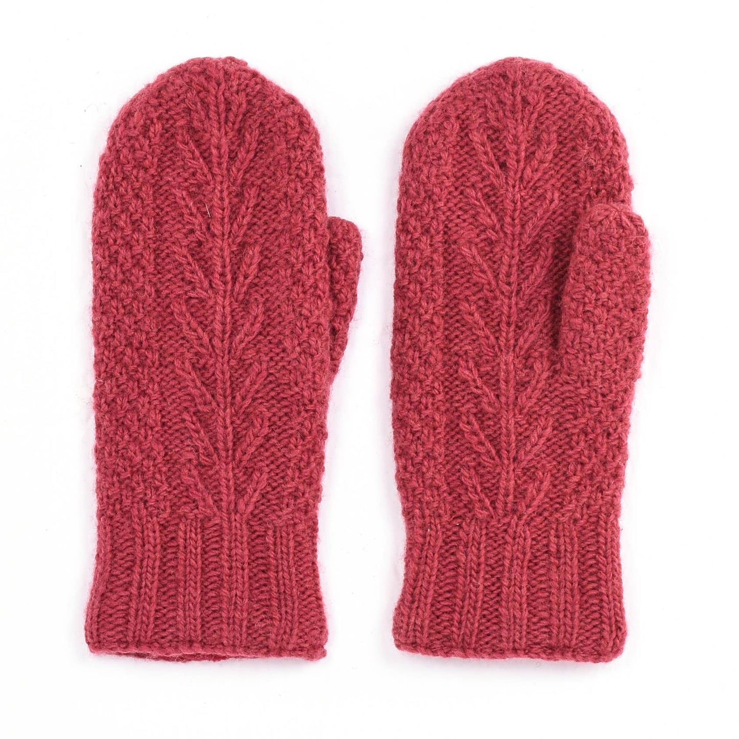 Willow - women's wool knit mittens