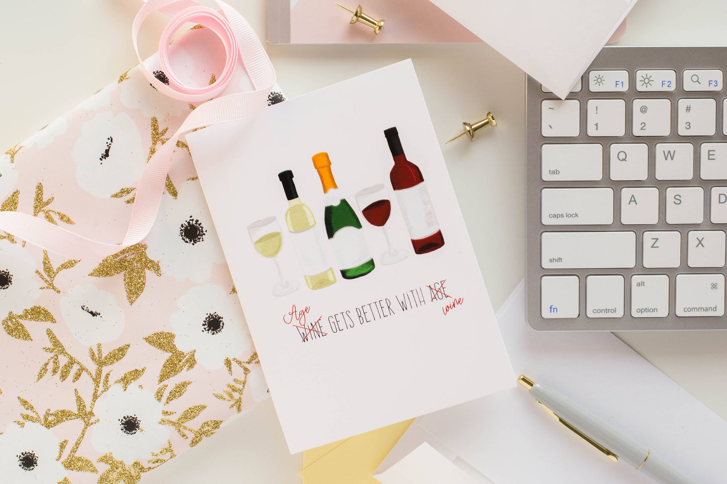 Age Gets Better With Wine Card