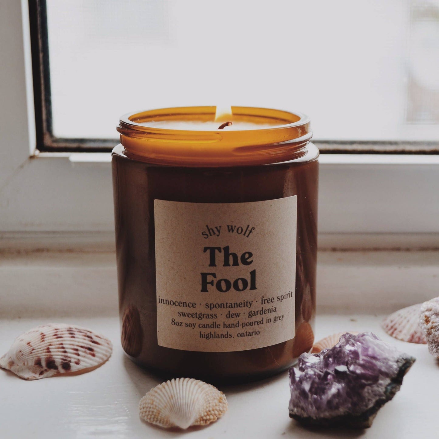 The Fool - Soy Candle— Gardenia, Sweetgrass, Dew
