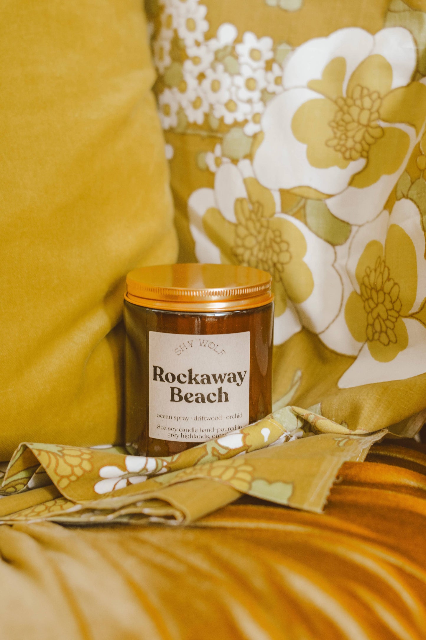 Rockaway Beach Soy Candle - Ocean Spray, Driftwood - Ramones