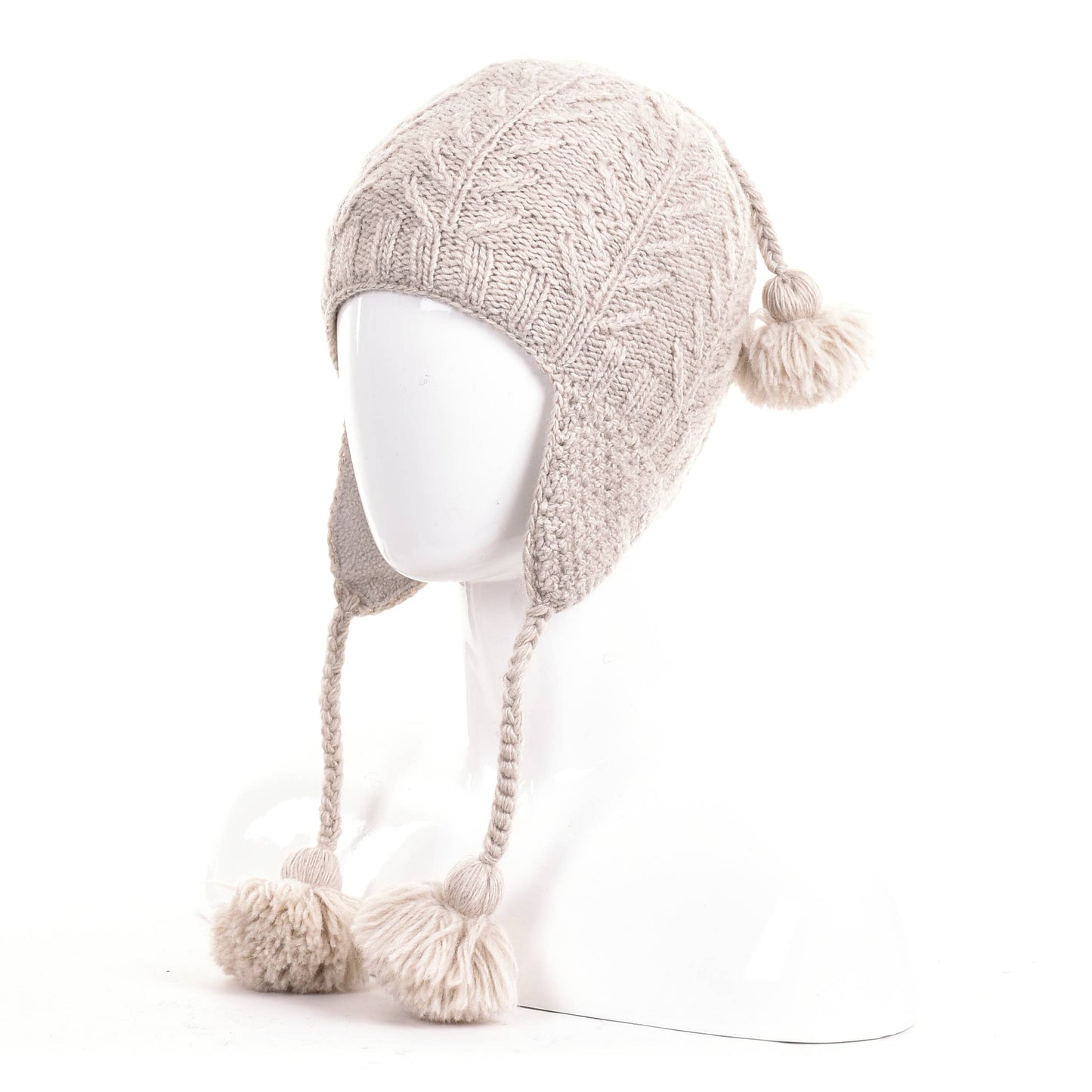 Willow - women's wool knit earflap hat
