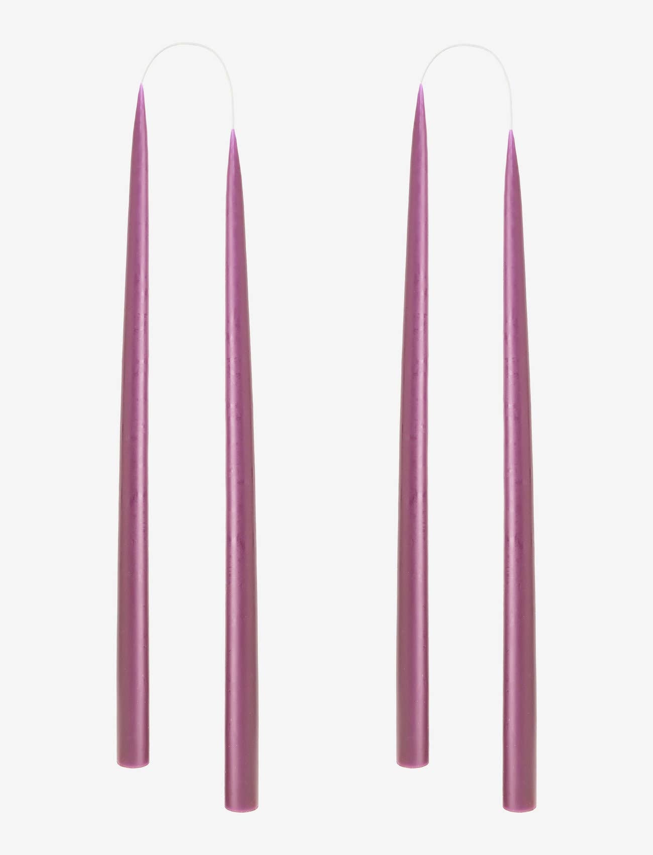 Light Heather Danish Taper Candle | A Pair