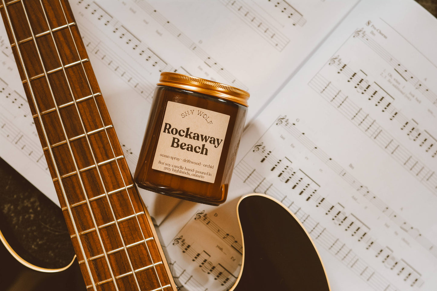 Rockaway Beach Soy Candle - Ocean Spray, Driftwood - Ramones