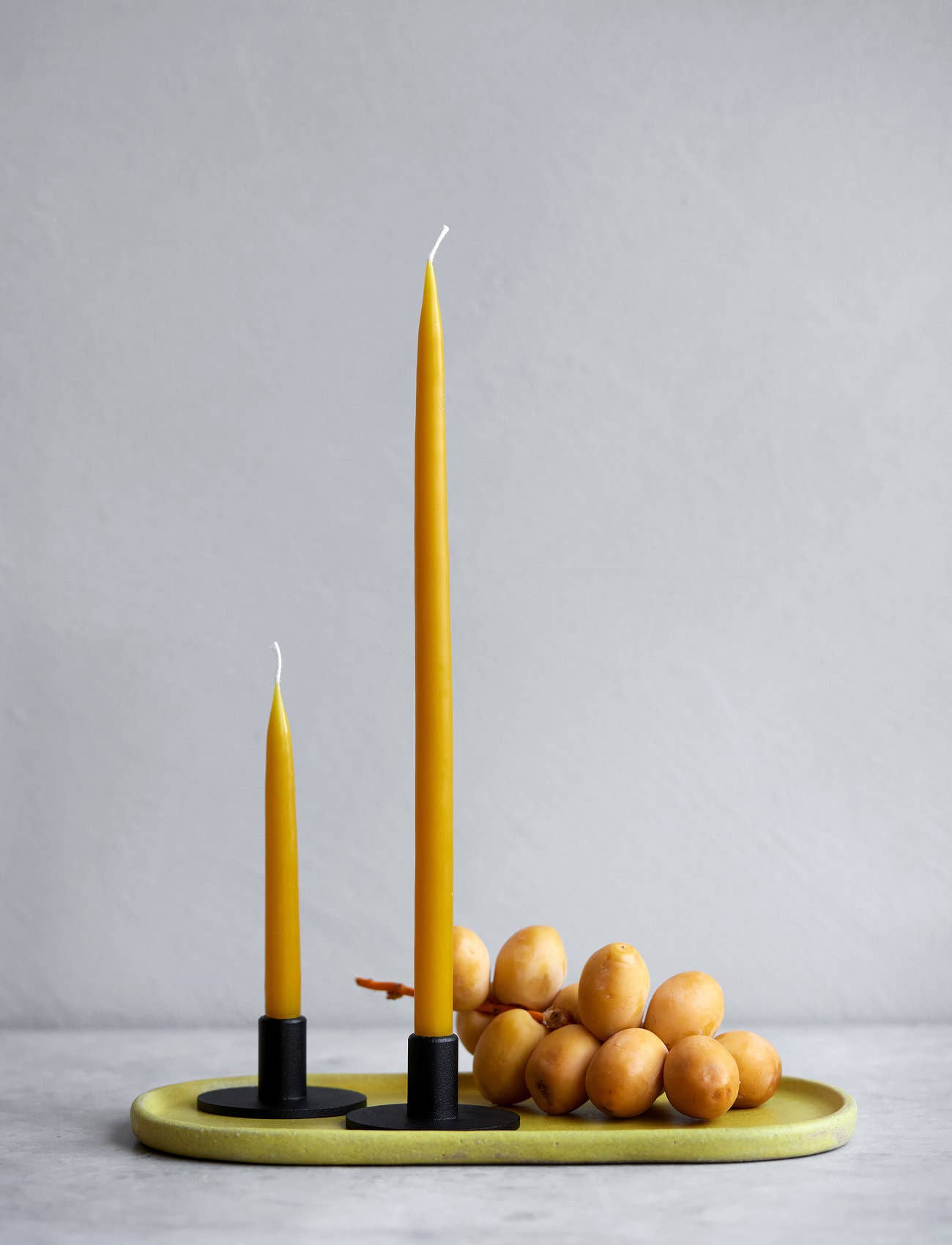 Honey Danish Taper Candle | A Pair