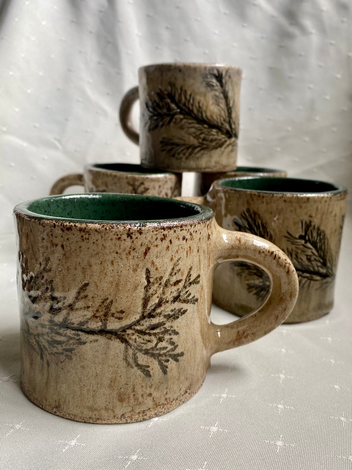 Phalsiii Ceramics Wintergreen Mugs
