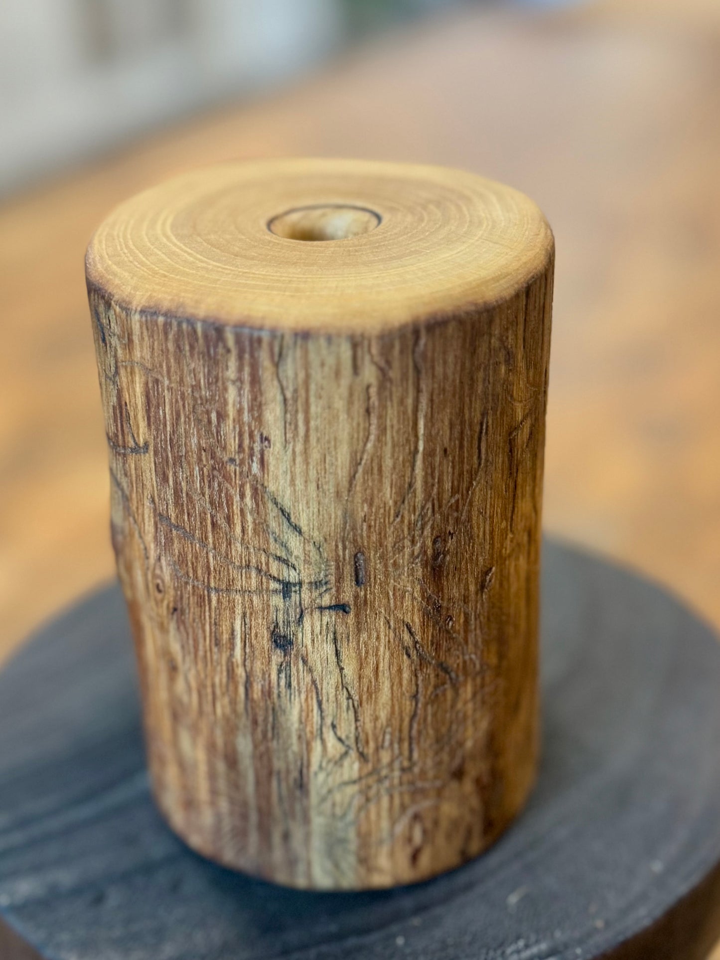 Elm Wood Budvase