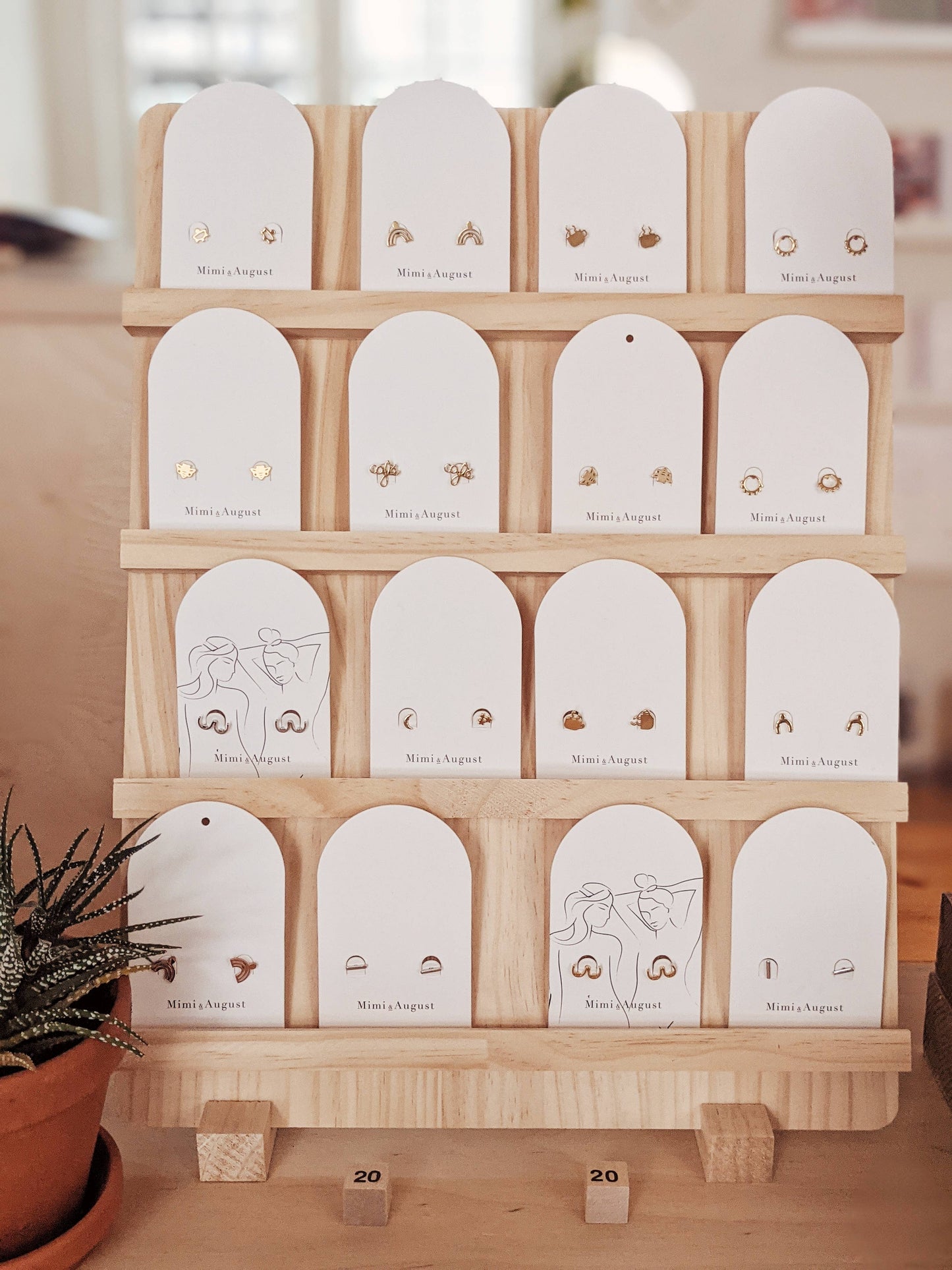 Cats Gold Plated Earrings