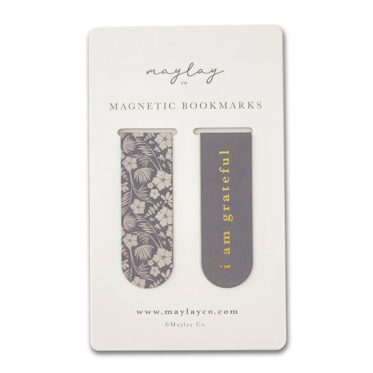 Vintage Meadow Floral Magnetic Bookmarks (Set of 2)