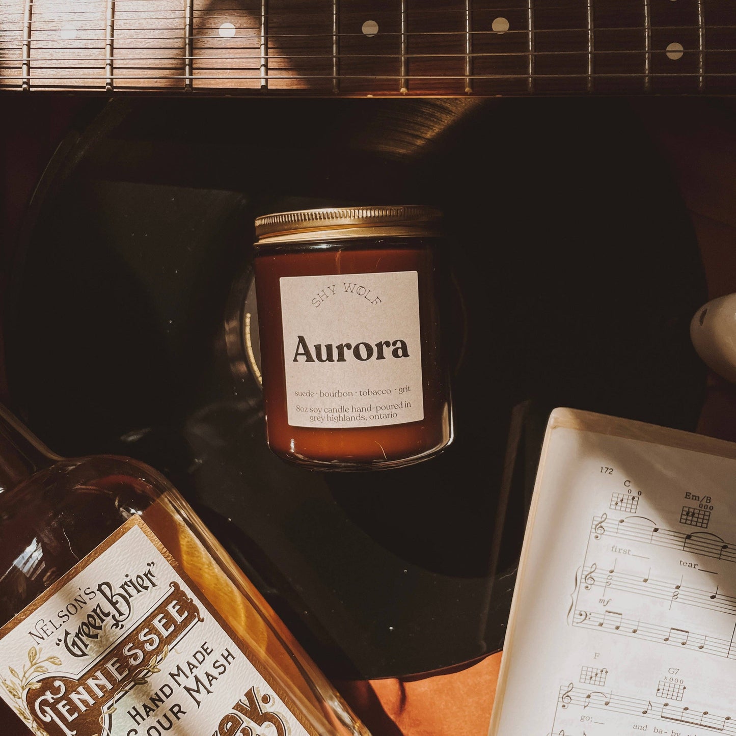 Daisy Jones and the Six Aurora Candle - Tobacco Bourbon