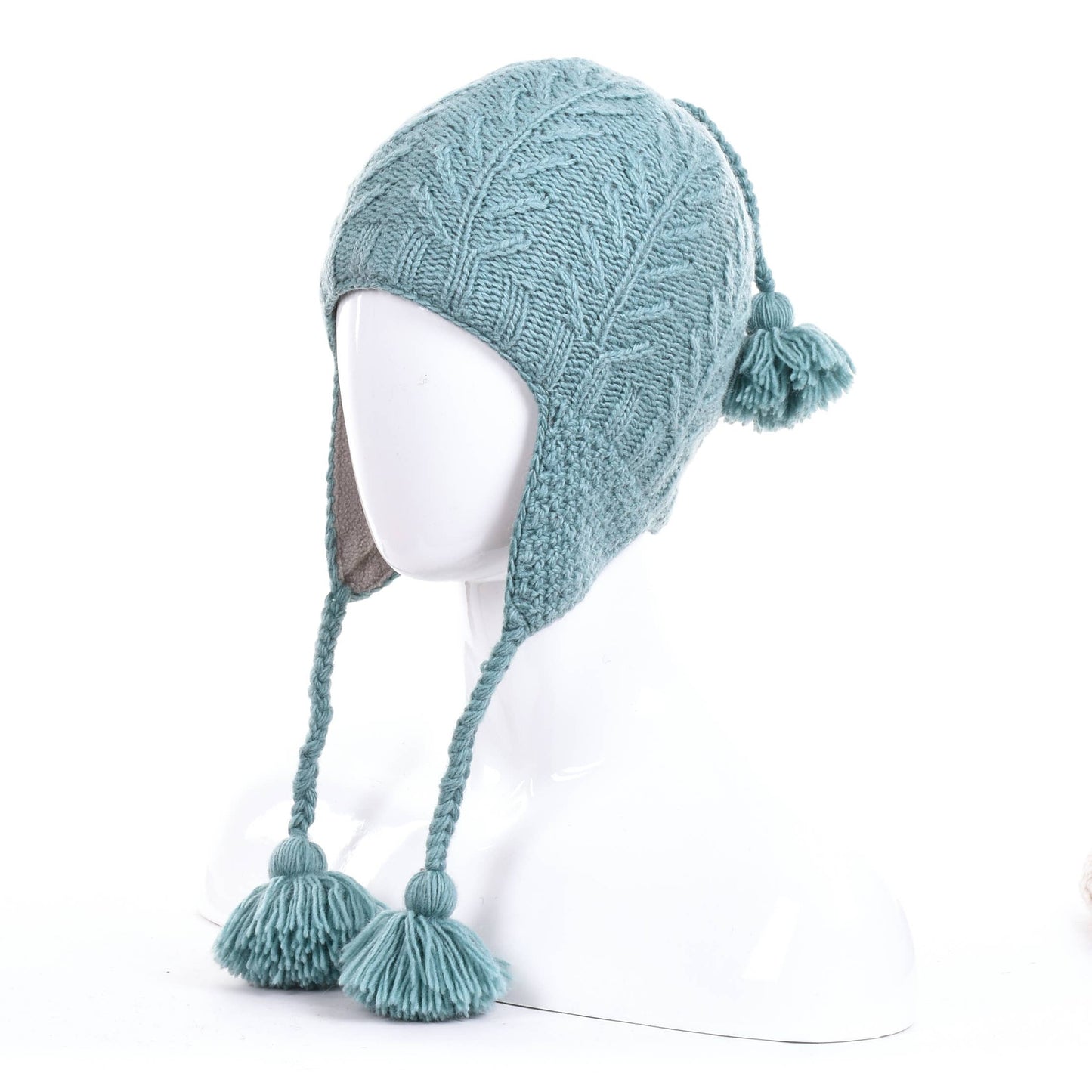 Willow - women's wool knit earflap hat
