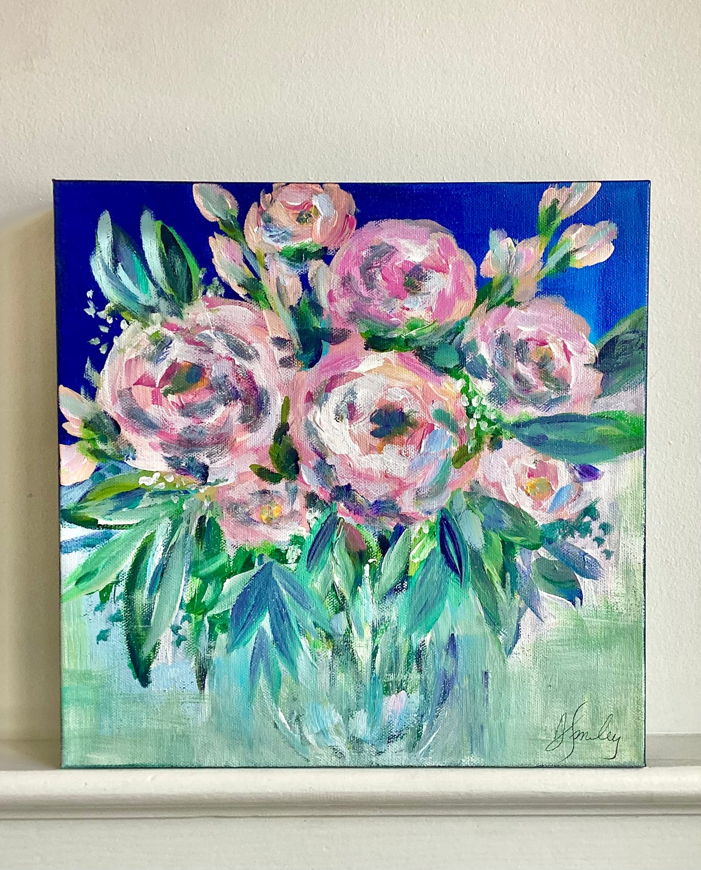 Canvas paintings by Julie Smiley