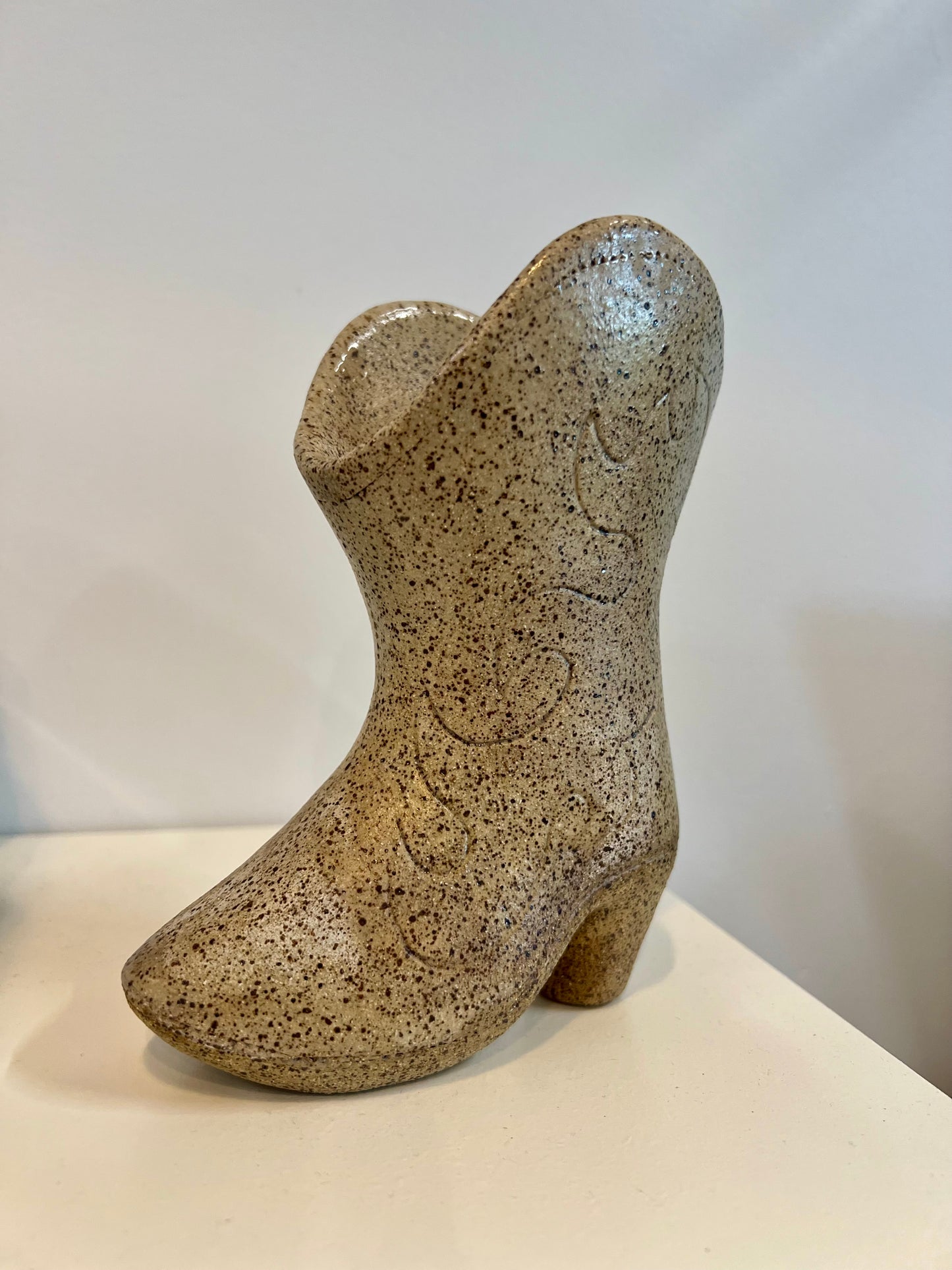 Phalsiii Ceramics Cowboy Boots