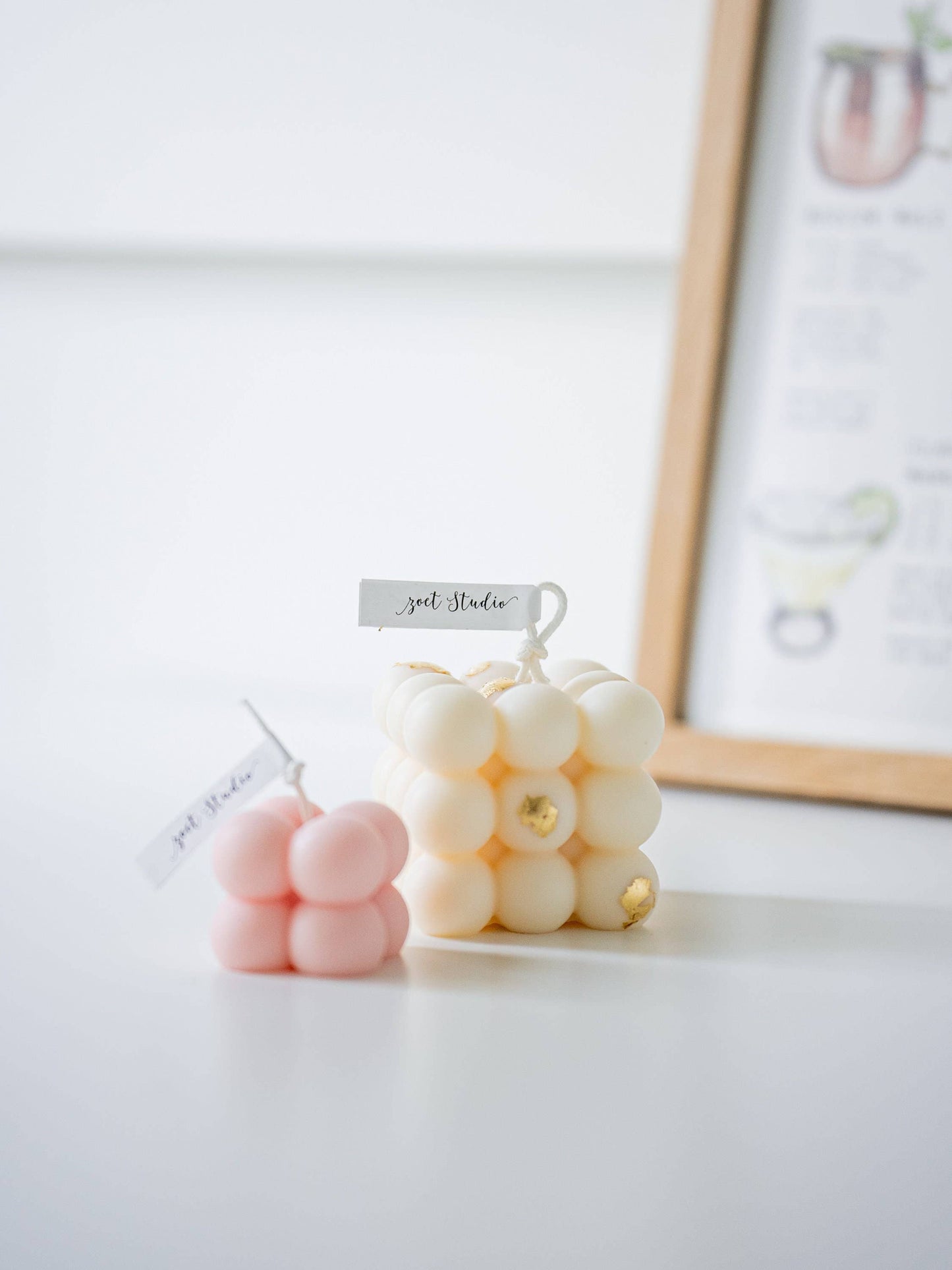 Bubble candle | Cube Candle | Soy Candle