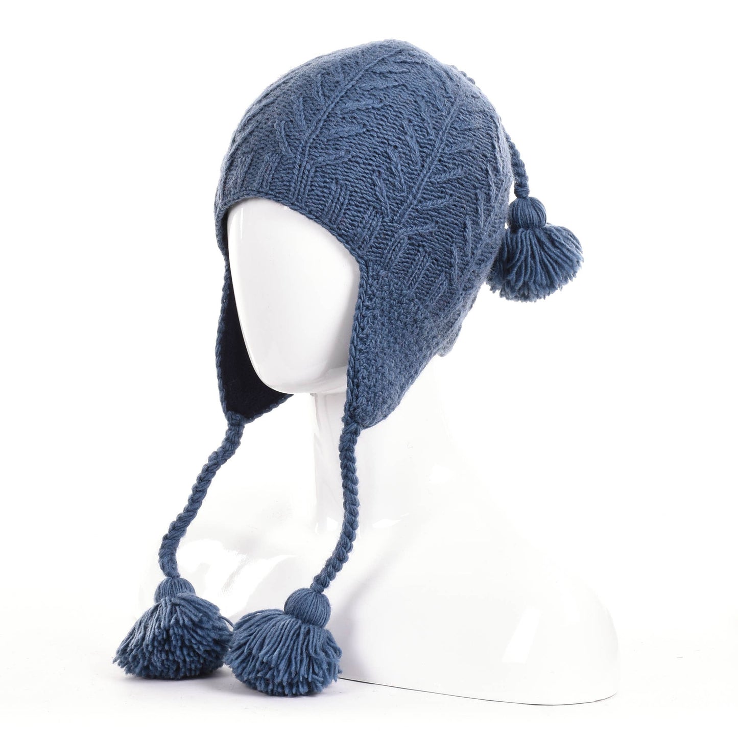 Willow - women's wool knit earflap hat
