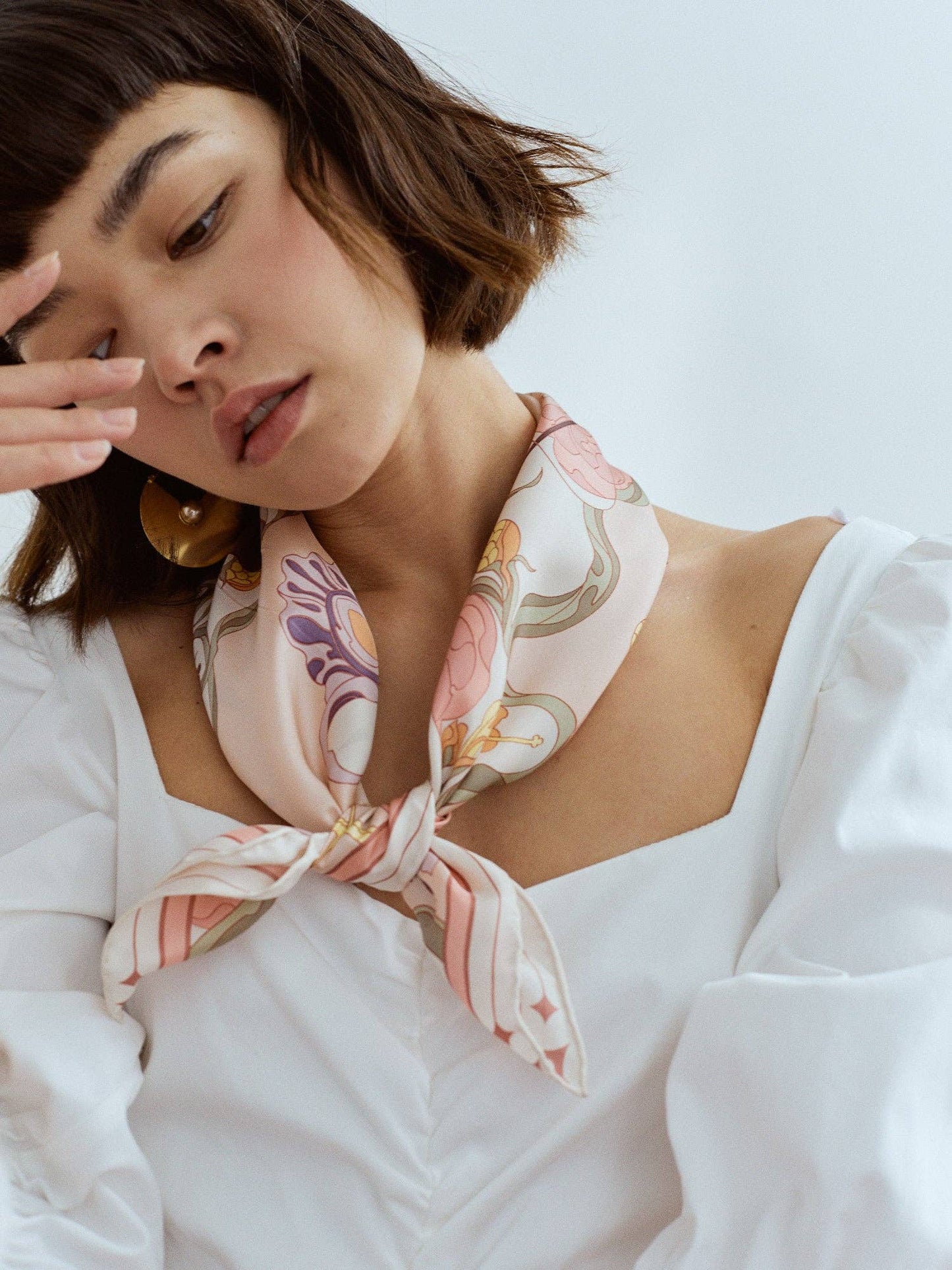 "The Dreamer" Bandana Silk Scarf