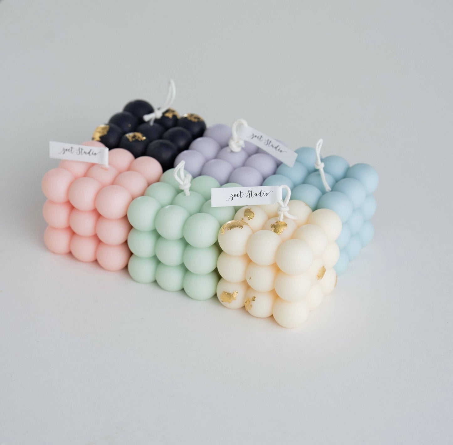 Bubble candle | Cube Candle | Soy Candle