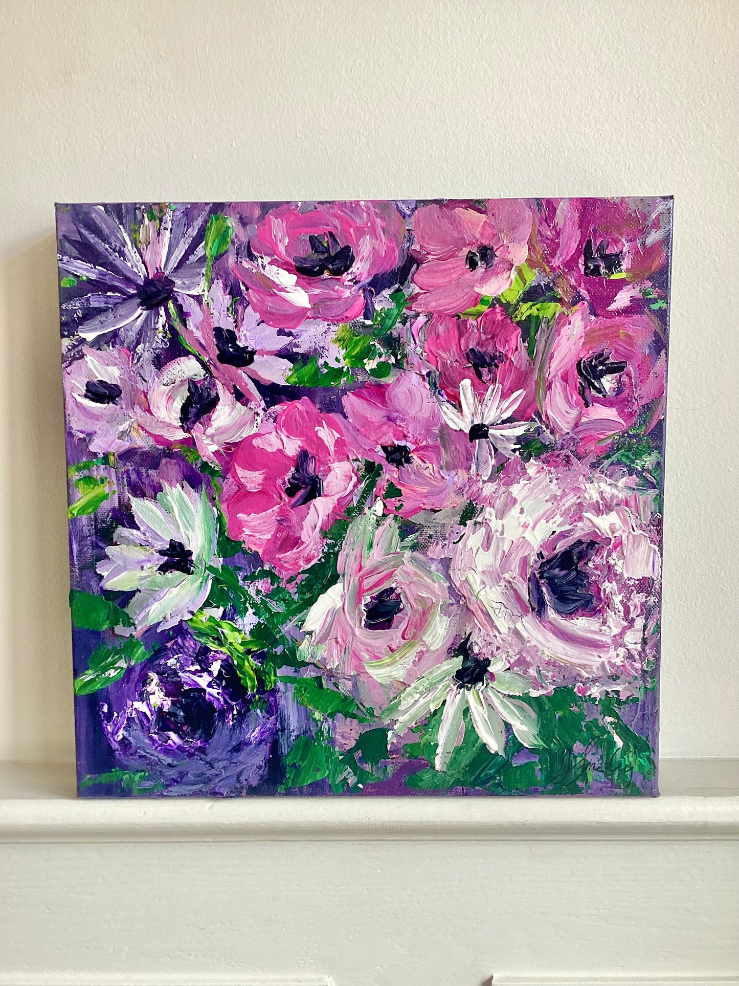 Canvas paintings by Julie Smiley