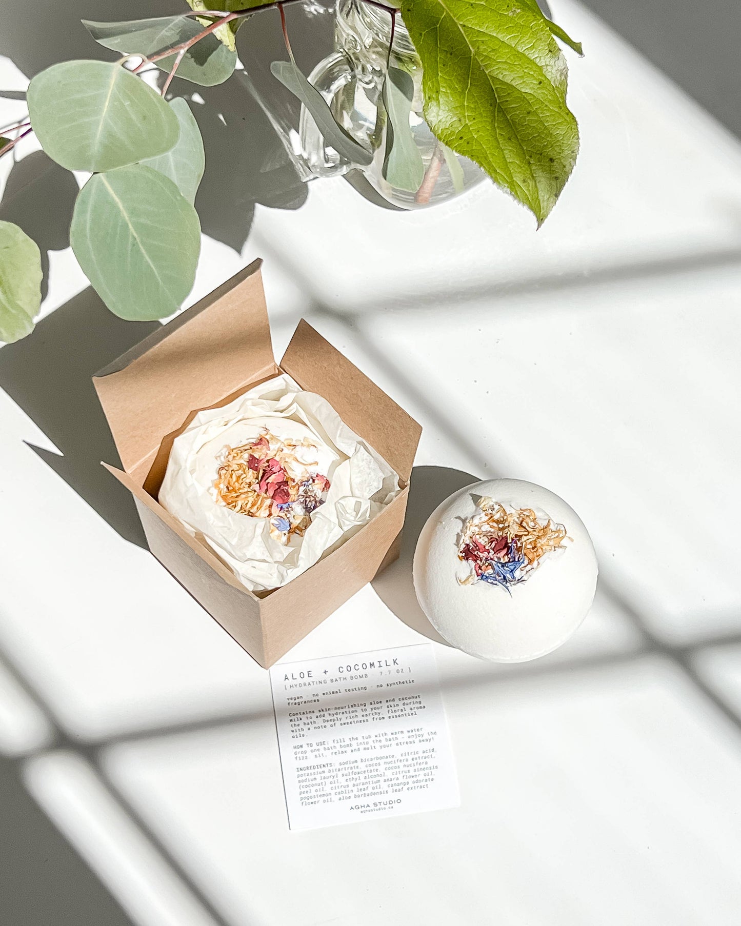 Aloe + Cocomilk Bath Bomb