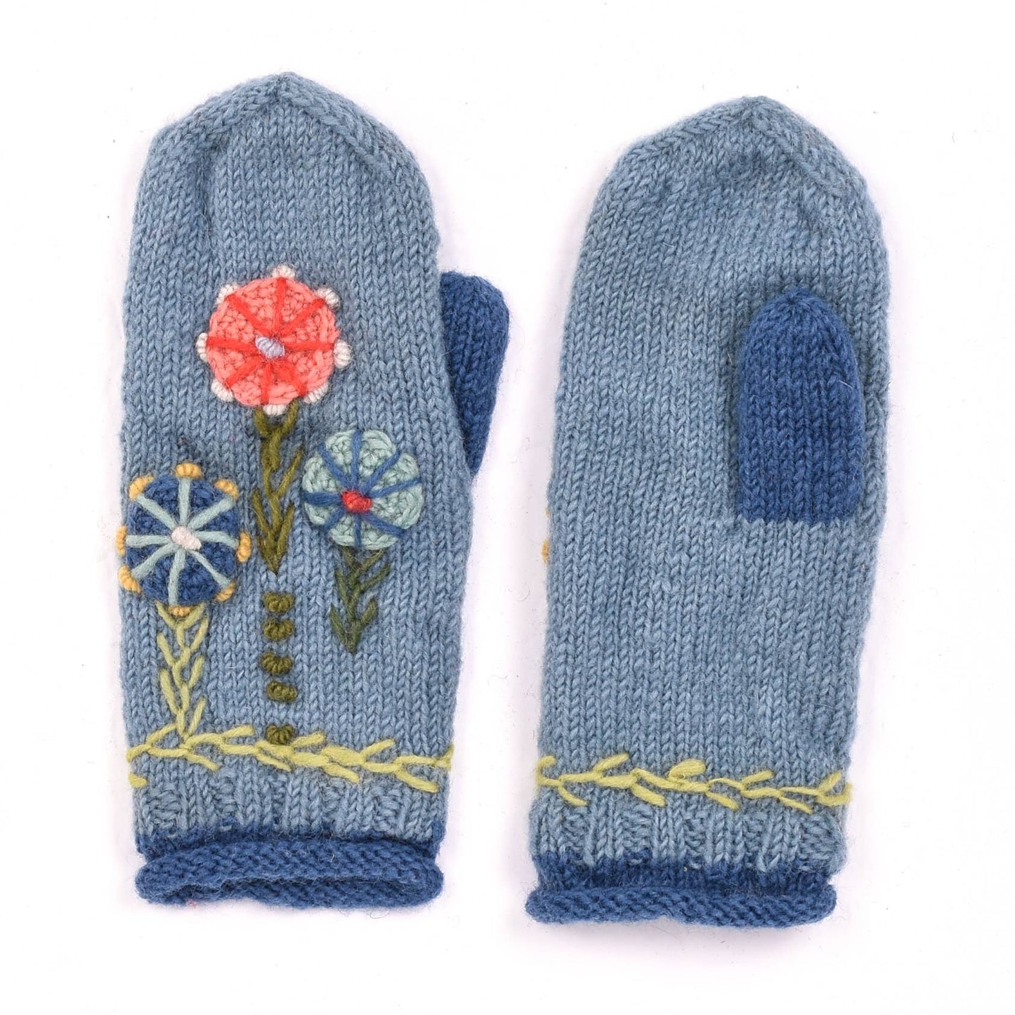 Maya - women's wool knit mittens