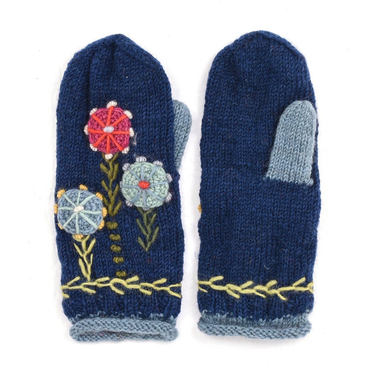 Maya - women's wool knit mittens