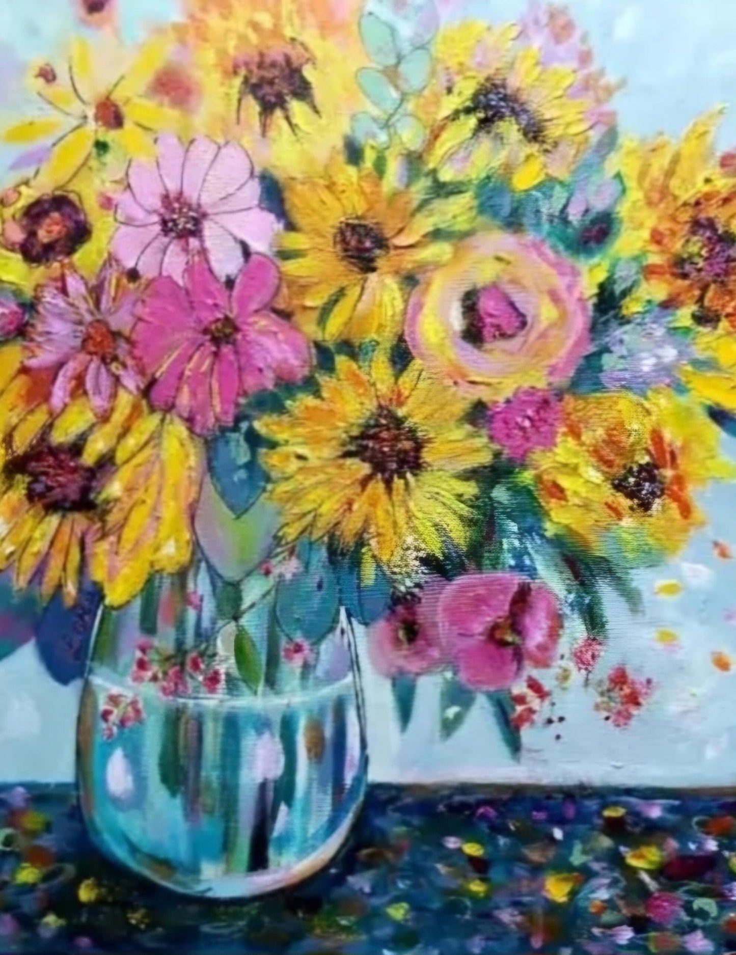 June Canvas Painting Workshop - Forever Bouquet