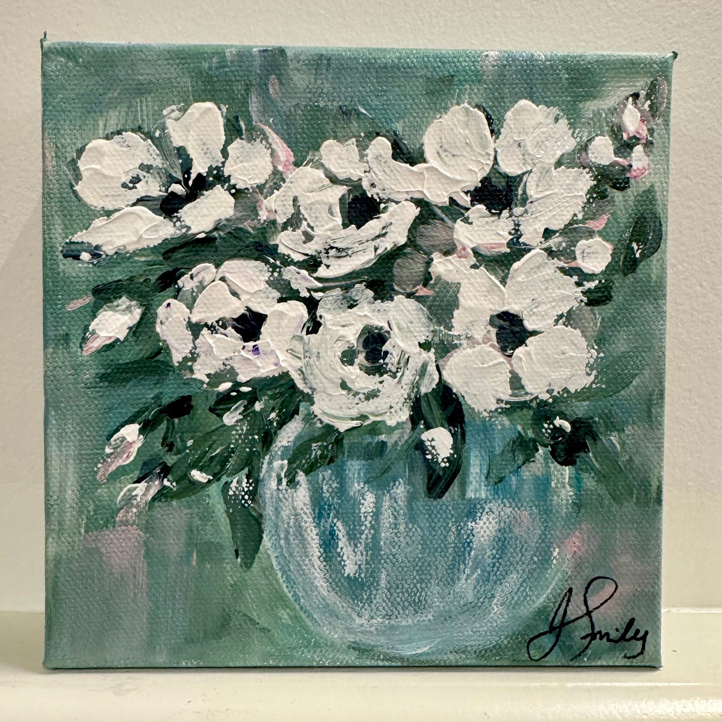 Canvas paintings by Julie Smiley