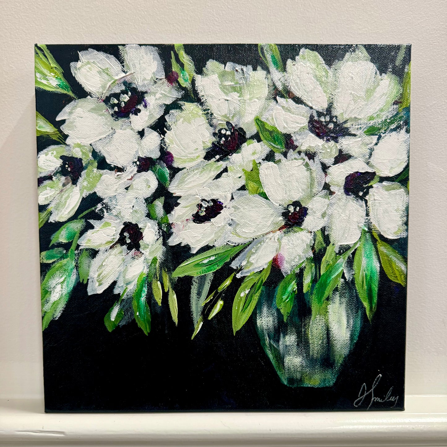 Canvas paintings by Julie Smiley