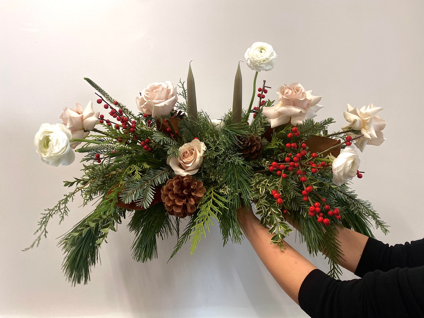 Winter Garden Splendor Centrepiece