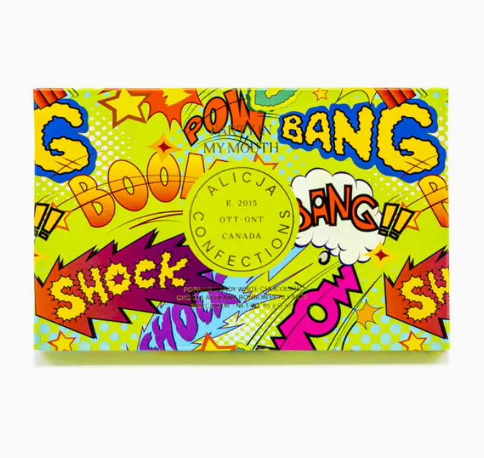 Party in My Mouth White Postcard Chocolate Bar