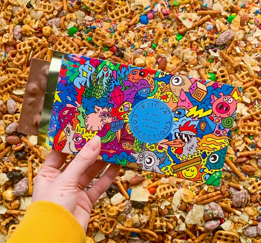 Everything But the Kitchen Sink Postcard Chocolate Bar