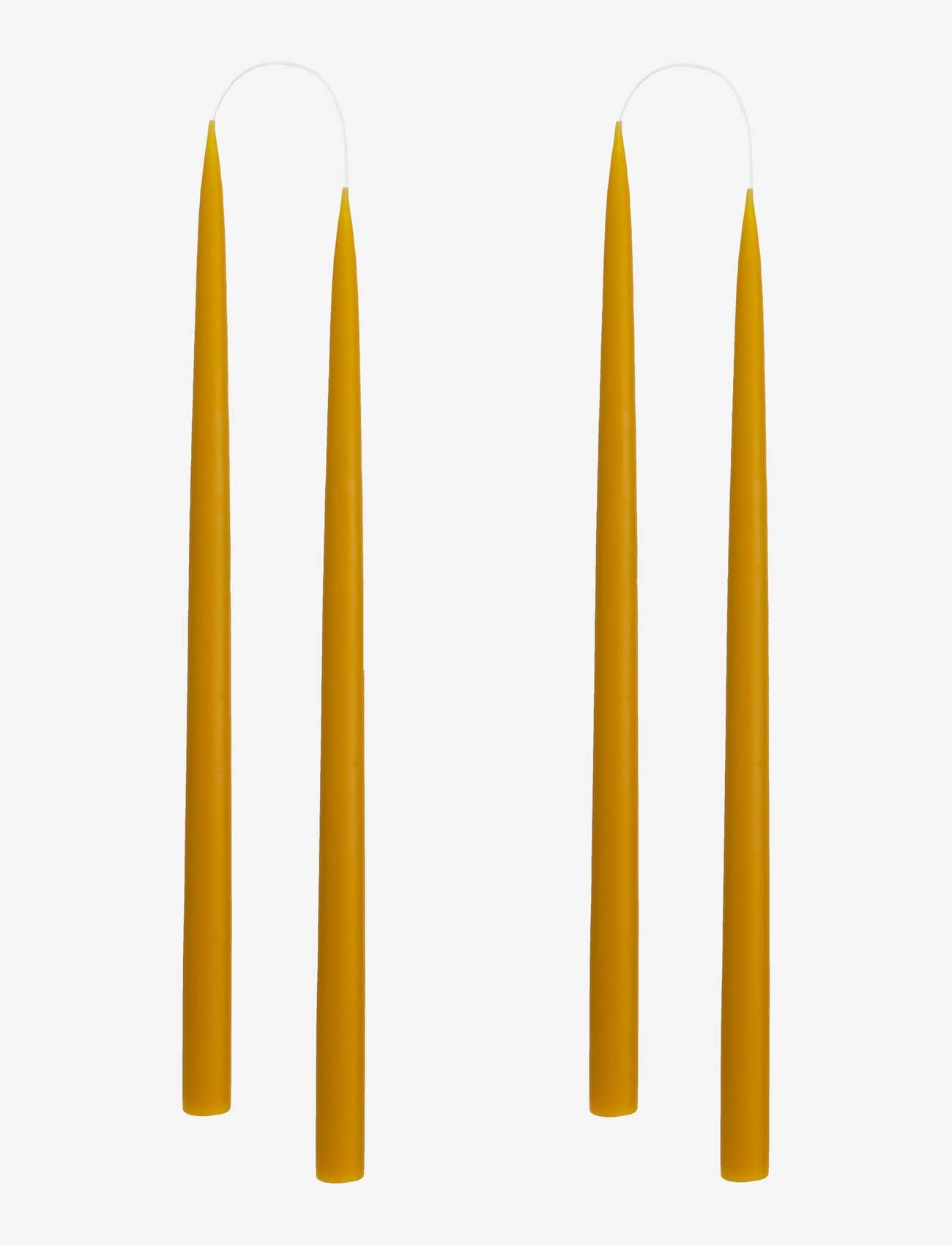 Honey Danish Taper Candle | A Pair