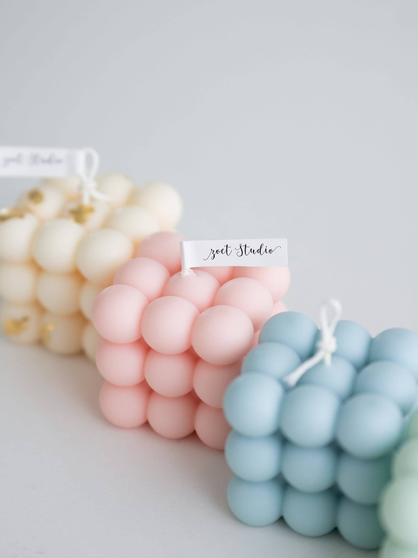 Bubble candle | Cube Candle | Soy Candle