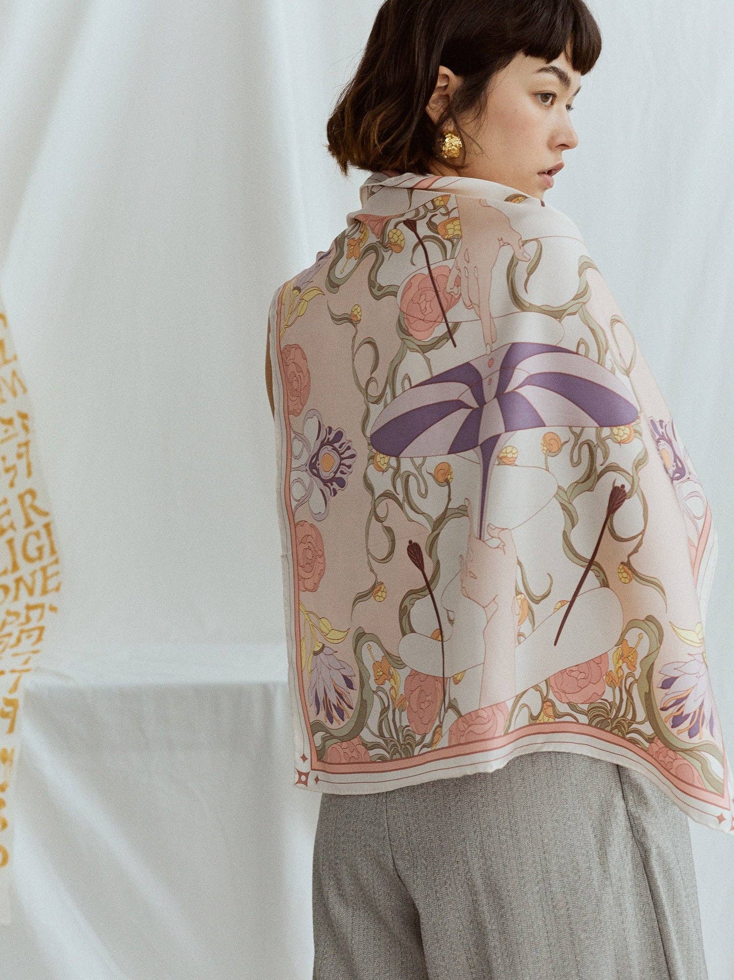 "The Dreamer" Bandana Silk Scarf