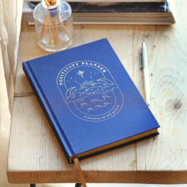 Blue Celestial Positivity Planner