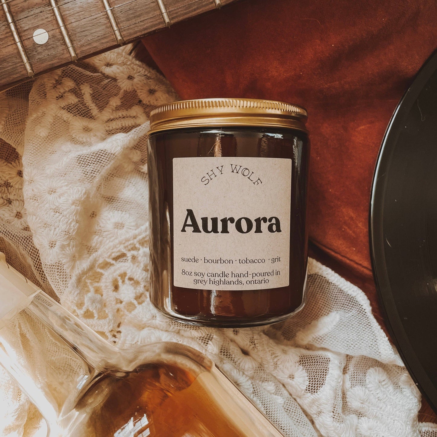 Daisy Jones and the Six Aurora Candle - Tobacco Bourbon
