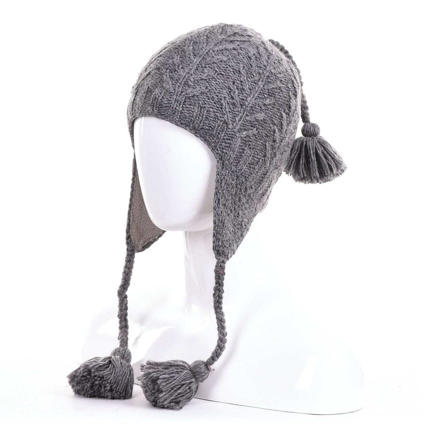 Willow - women's wool knit earflap hat