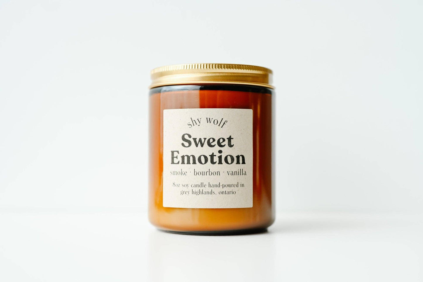 Sweet Emotion Candle - Vanilla, Bourbon, Smoke - Rock N Roll