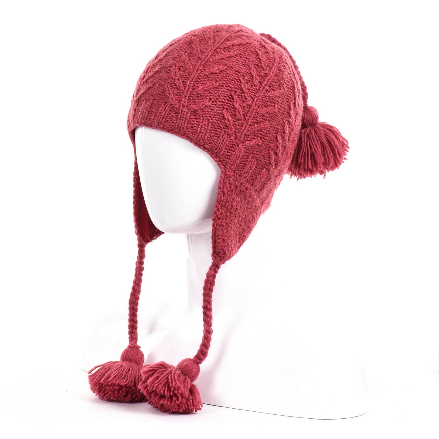 Willow - women's wool knit earflap hat