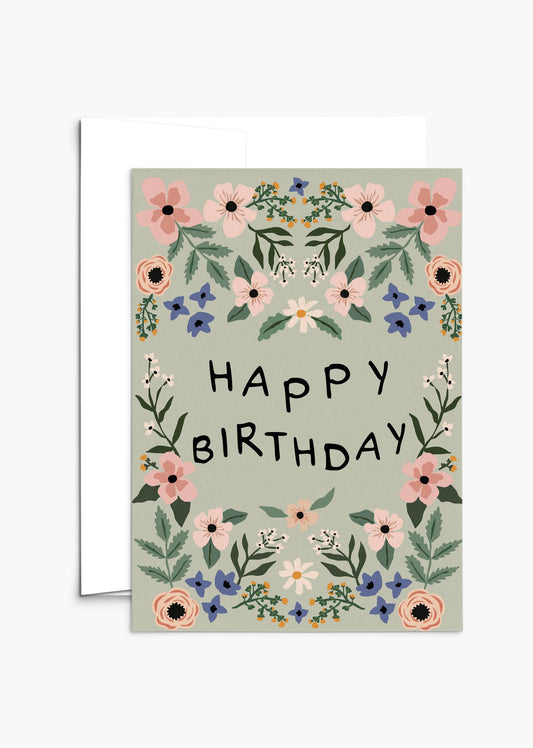 Garden Birthday Card