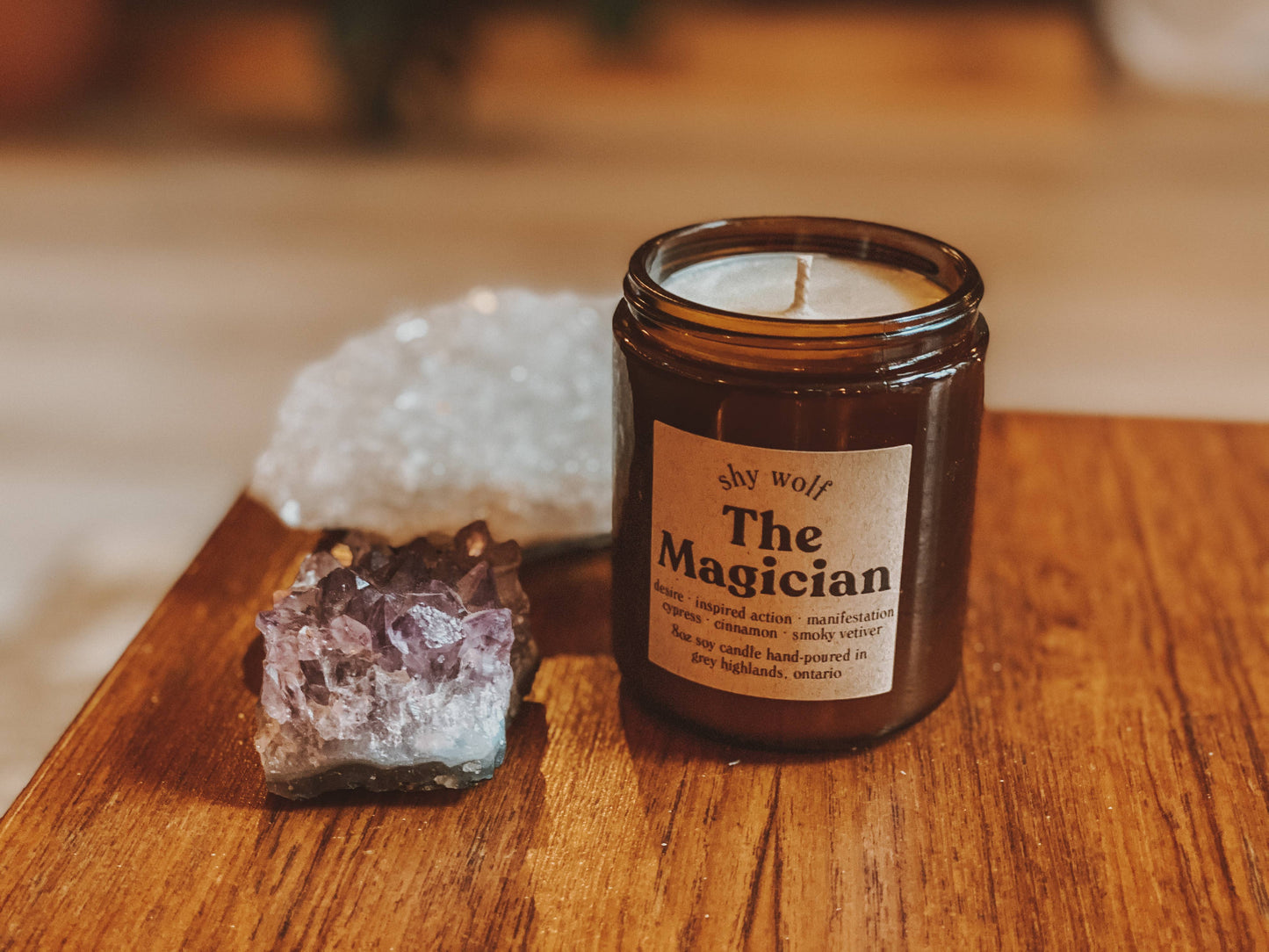 The Magician Tarot Candle - Boho 70s - Cinnamon Vetiver