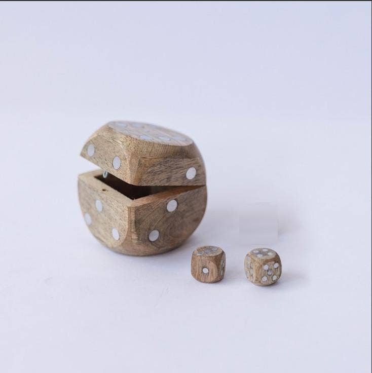 Wooden Dice Holder