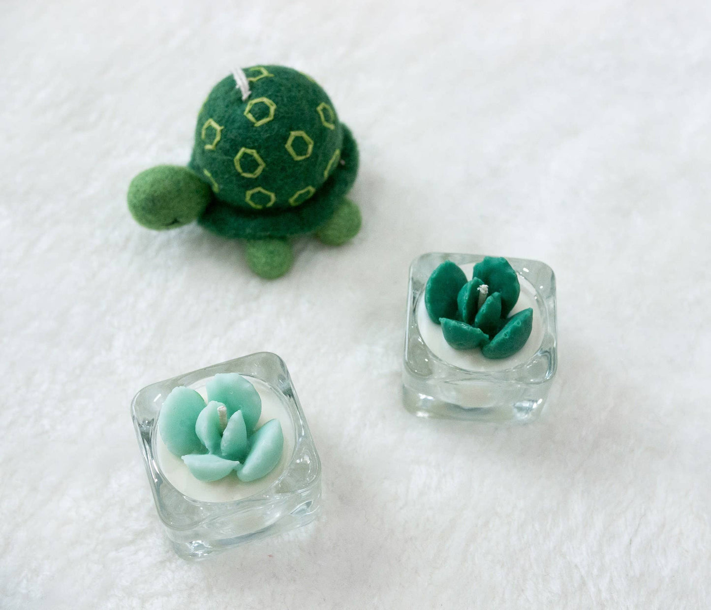Succulent Tealight Candles | Soy Blend