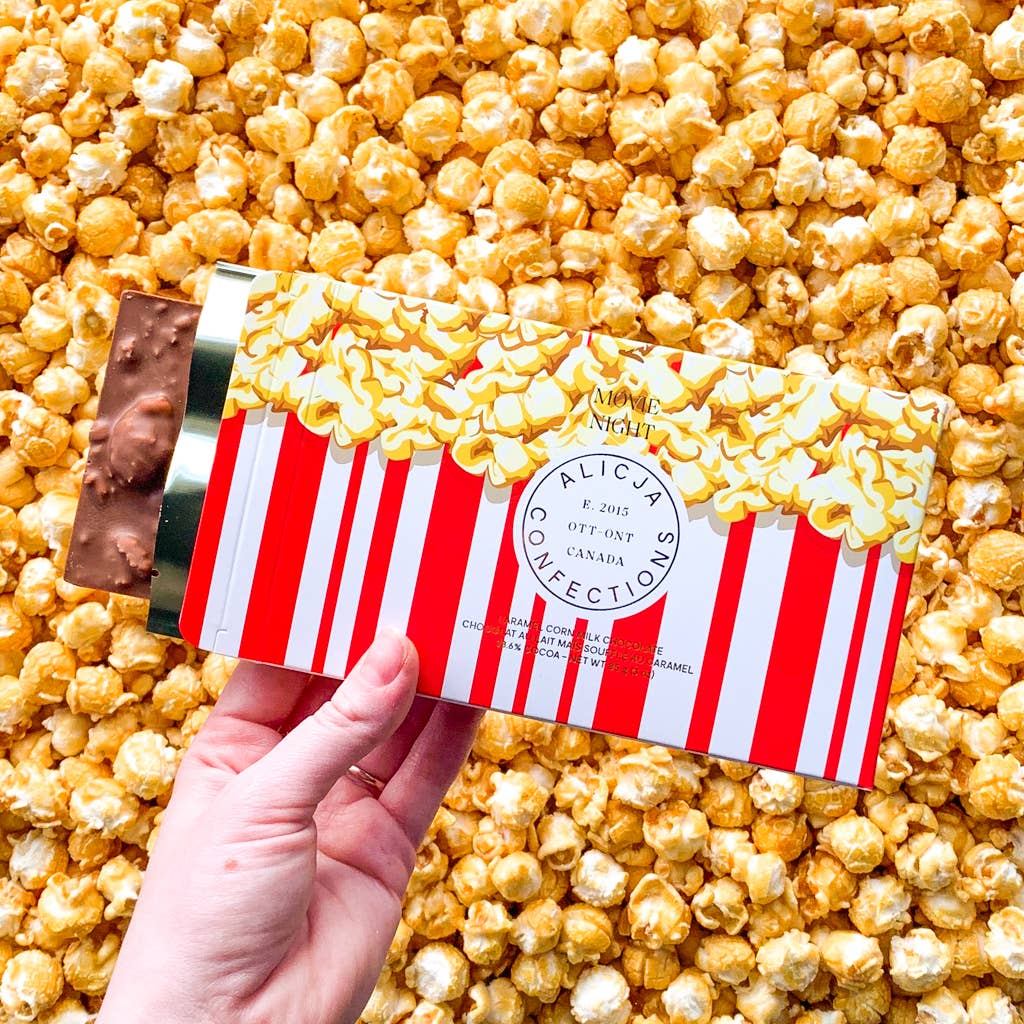 Movie Night Milk Postcard Chocolate Bar