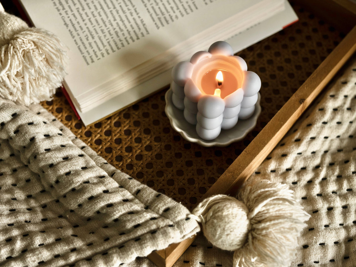 Bubble candle | Cube Candle | Soy Candle