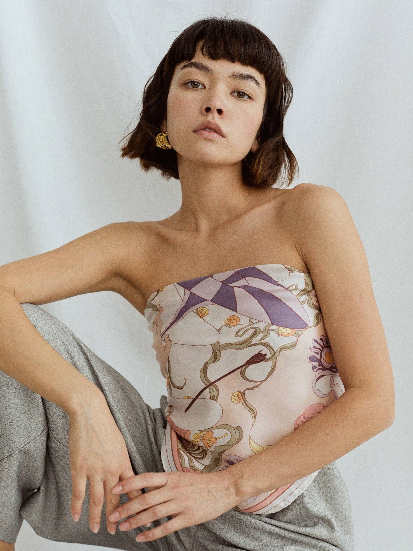 "The Dreamer" Bandana Silk Scarf