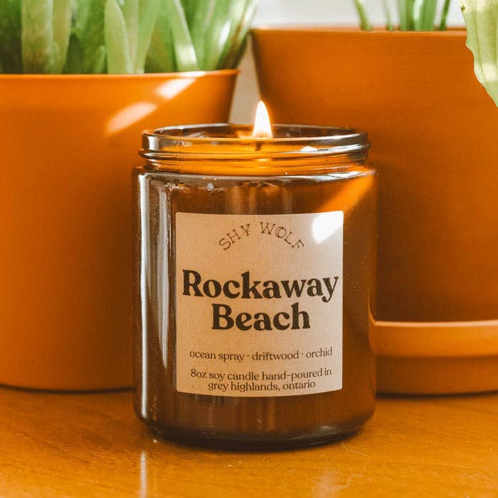 Rockaway Beach Soy Candle - Ocean Spray, Driftwood - Ramones