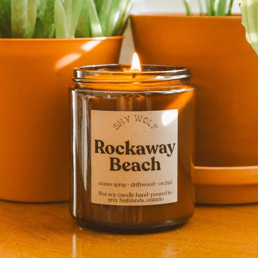 Rockaway Beach Soy Candle - Ocean Spray, Driftwood - Ramones