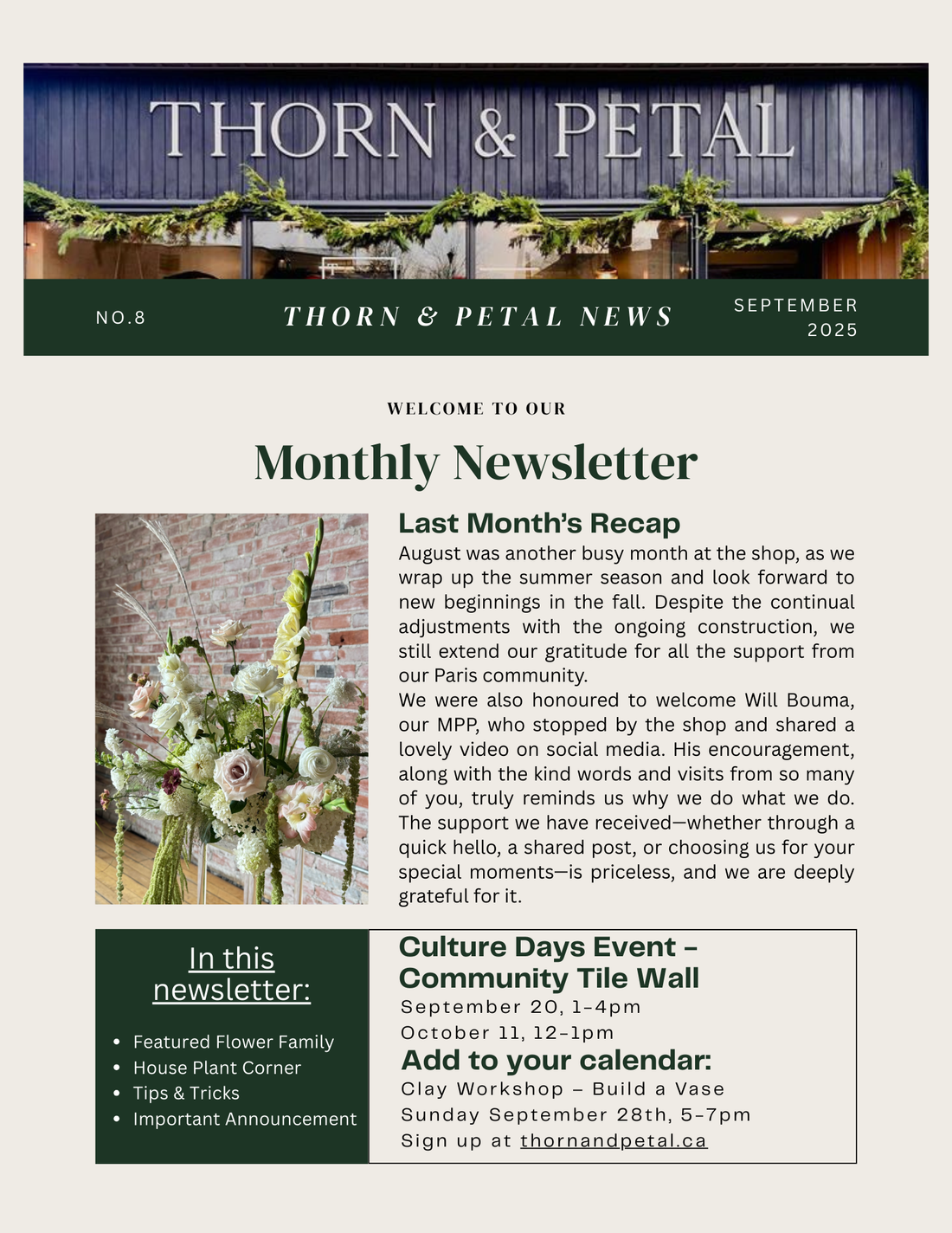 The Bloom & Root Bulletin | Issue No. 8