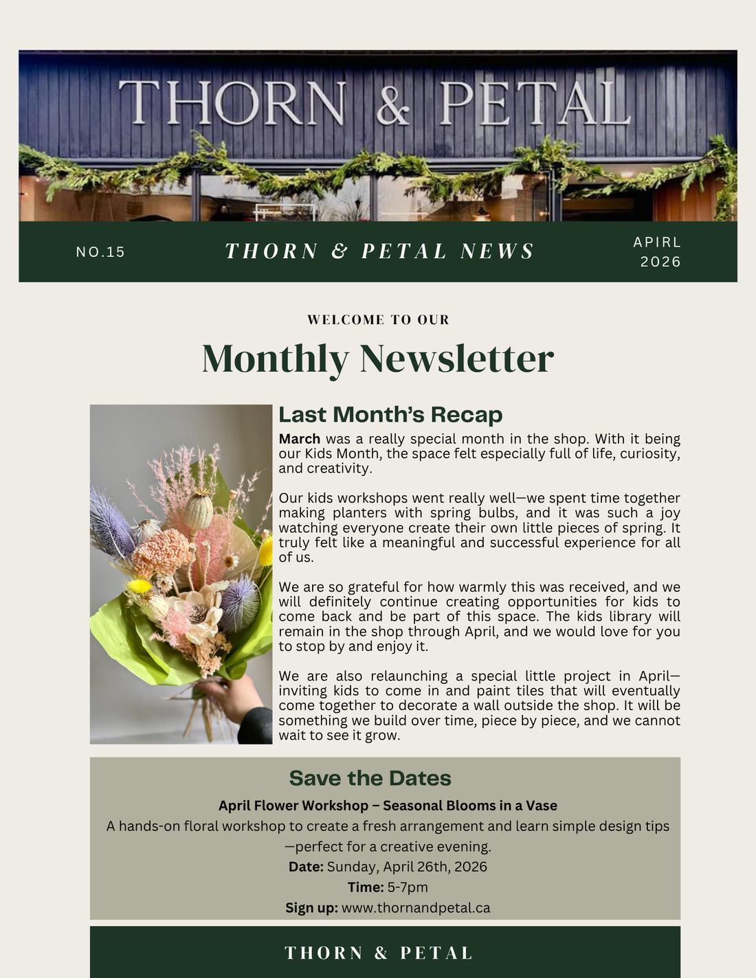 The Bloom & Root Bulletin | Issue No. 15